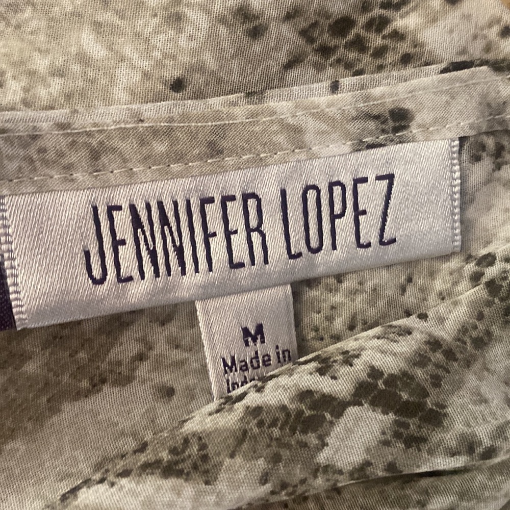 Jennifer Lopez Python Cut Out Blouse - image 8